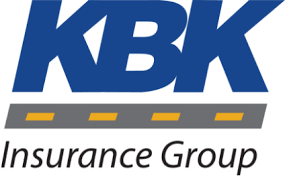 The kbk insurance group logo is shown on a white background
