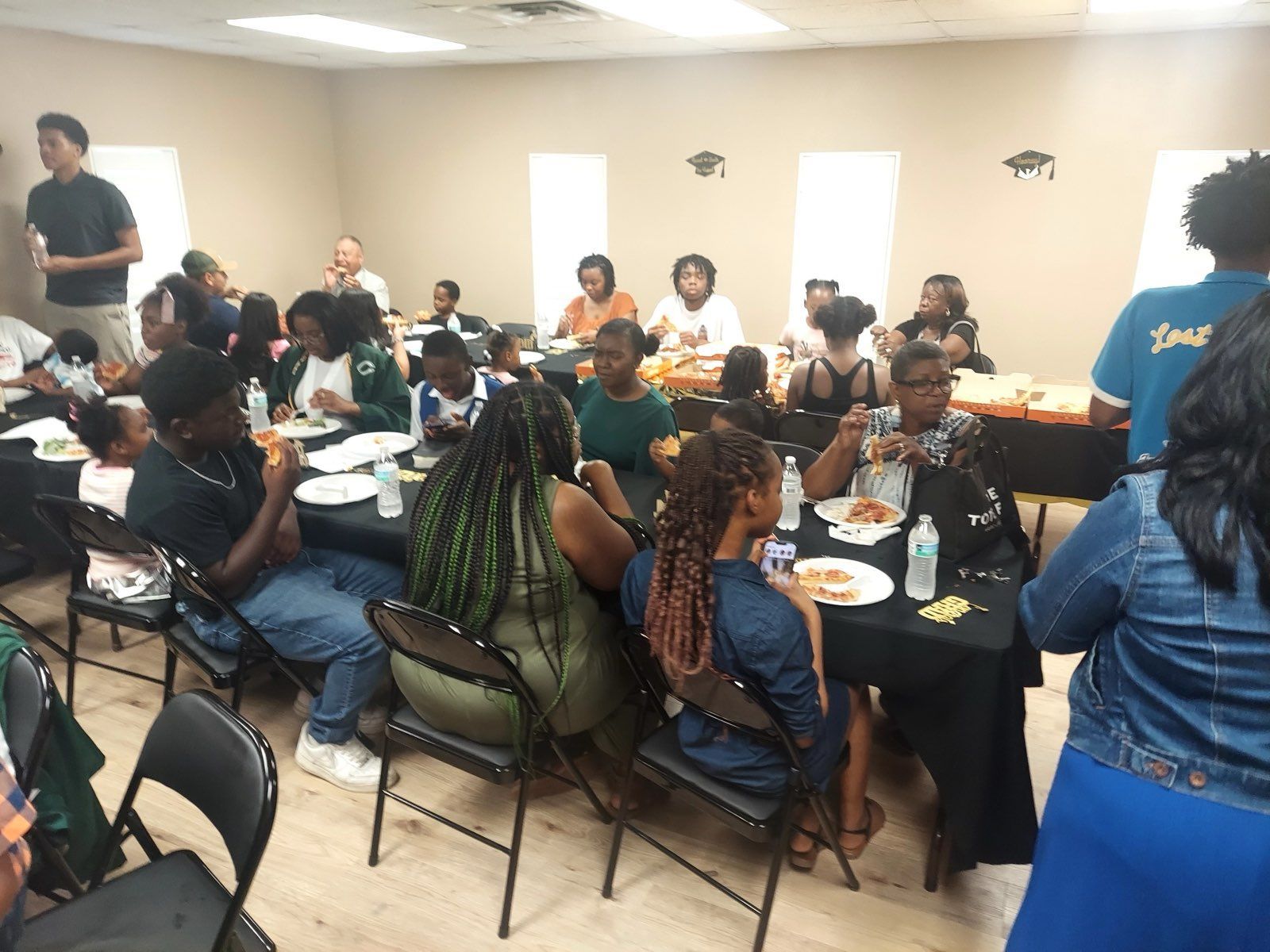 there are many cans of food on the table .