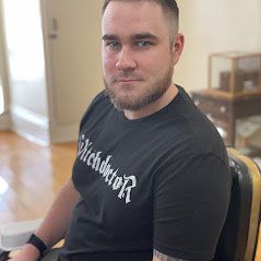 After Guy In Black Shirt Haircut — New Orleans, LA — Bad Habit Barber Shop