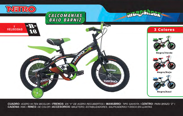 Bicicleta de montaña discount nitro