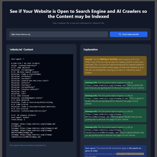 Search Engine & AI Crawler Viewer