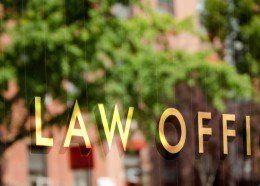 Law office window — Employment & Labor Law Attorneys in Williamsburg, Virginia
