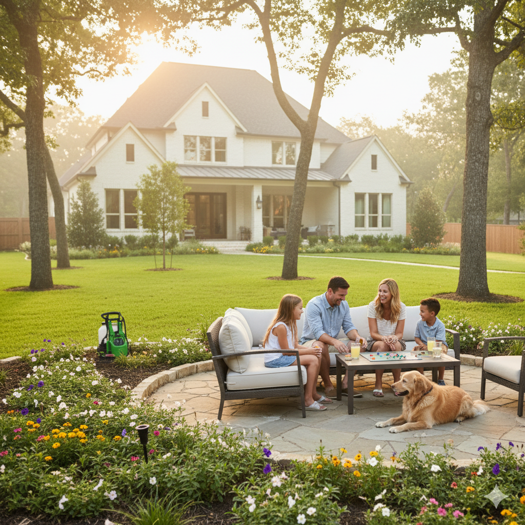 Mosquito control treatment by exterminator Southlake TX