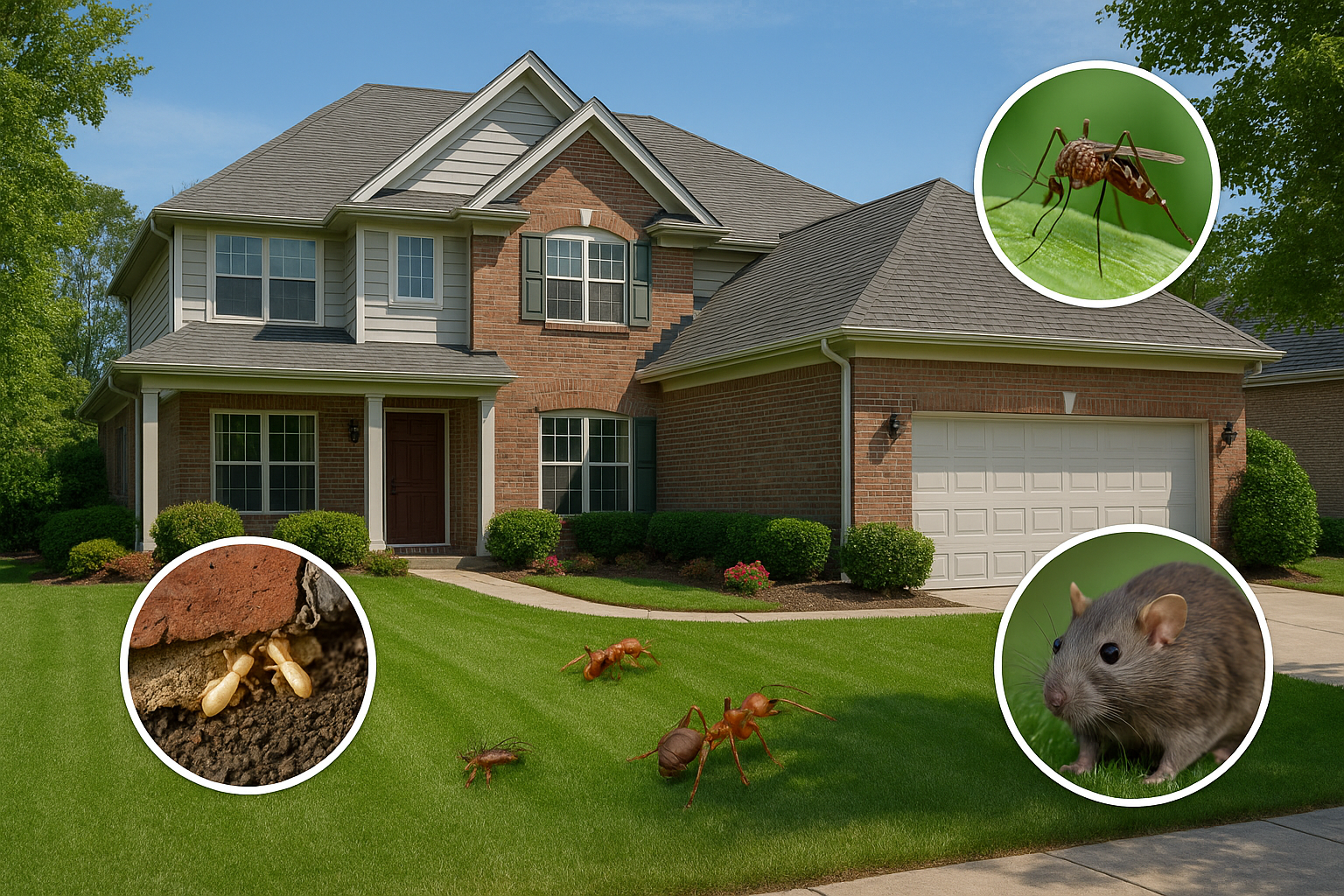 Common pest threats in Southlake homes — termites, ants, mosquitoes, and rodents