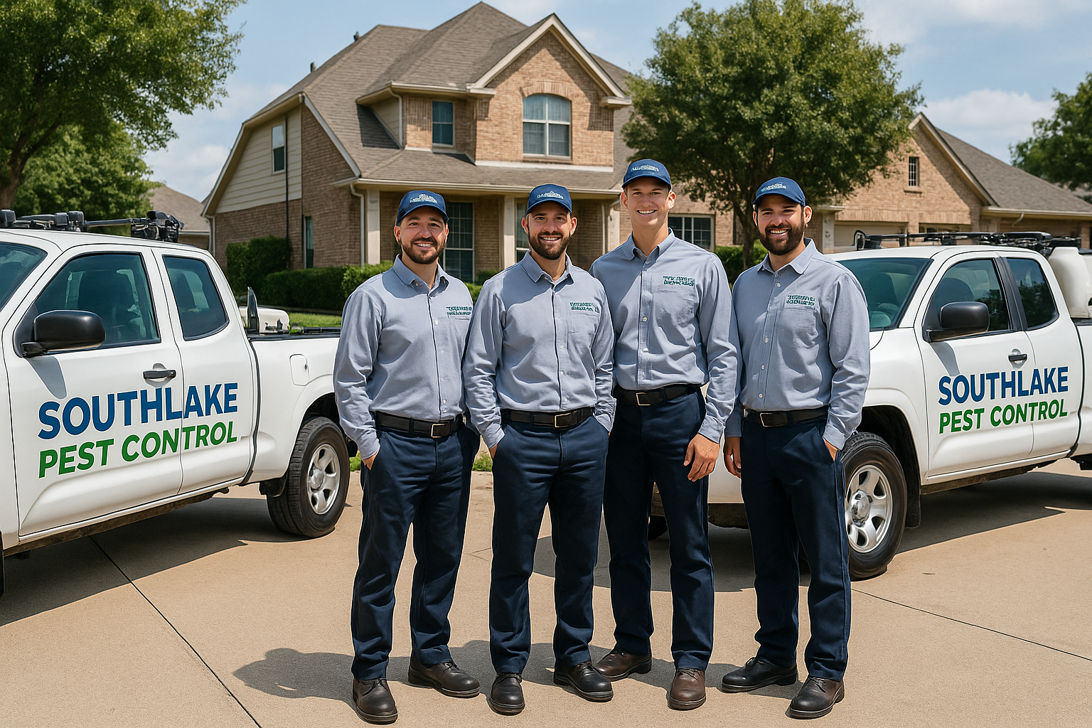 Southlake Pest Control licensed mosquito control technician team