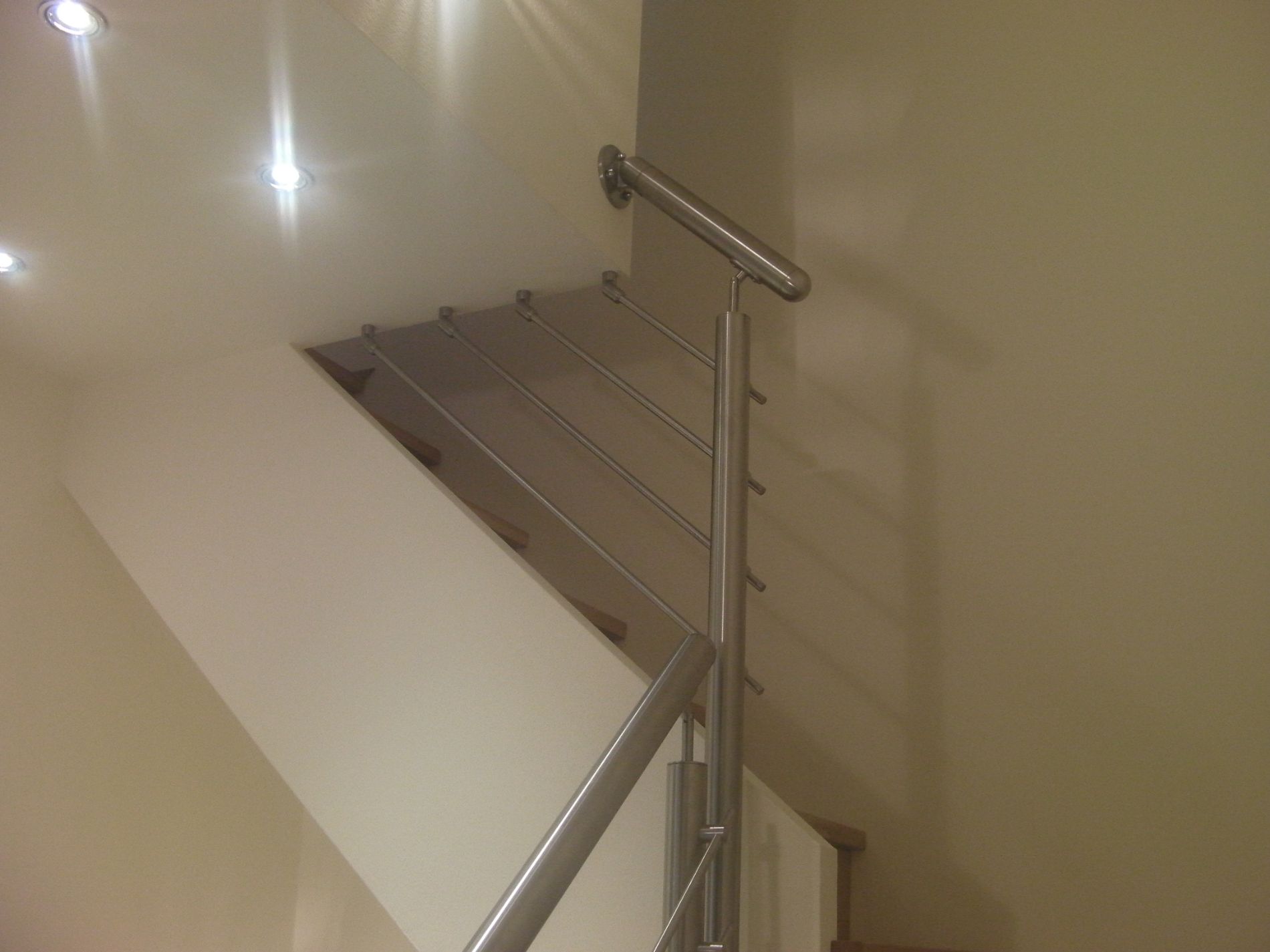 corrimano in acciaio