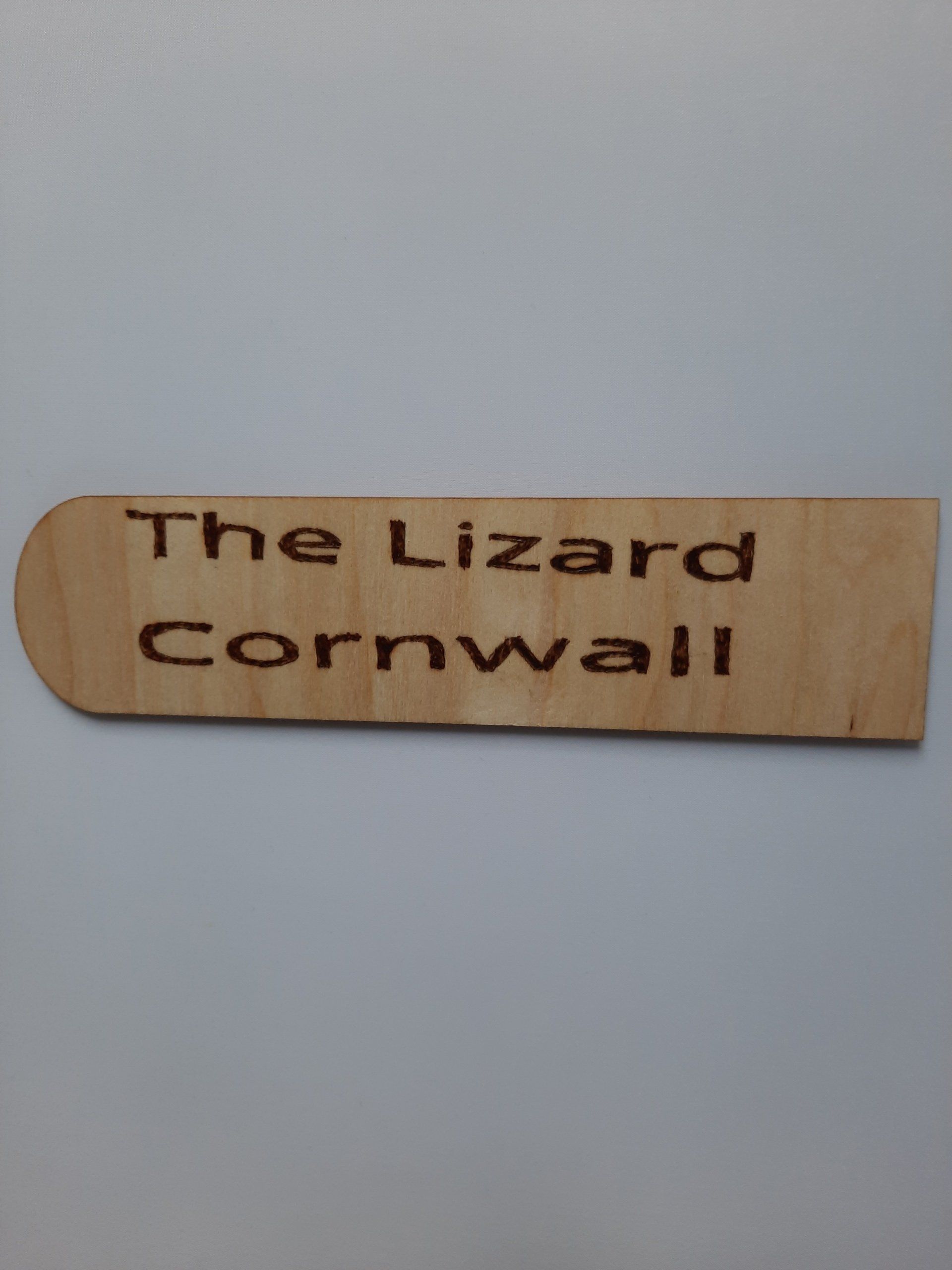 The Lizard, Cornwall in Pyrography bookmark