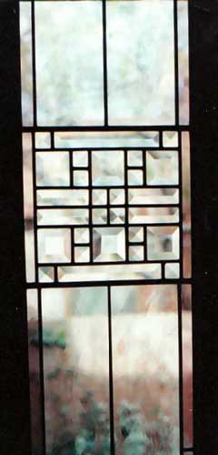 Square Lines Design Glass — Hughesdale, VIC — Armadale Stained Glass