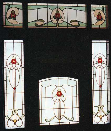 Front Door Leadlights — Hughesdale, VIC — Armadale Stained Glass