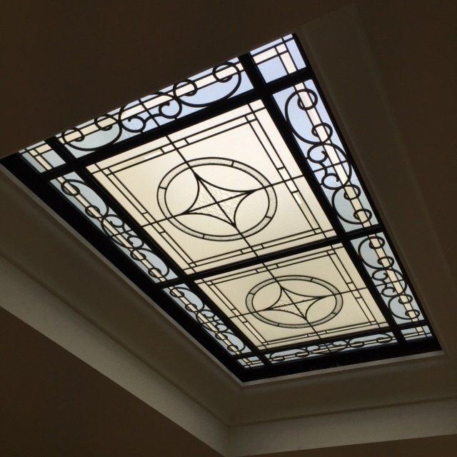 Rectangle Skylight — Hughesdale, VIC — Armadale Stained Glass