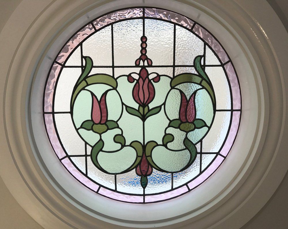 Lotus Design Leadlight — Hughesdale, VIC — Armadale Stained Glass