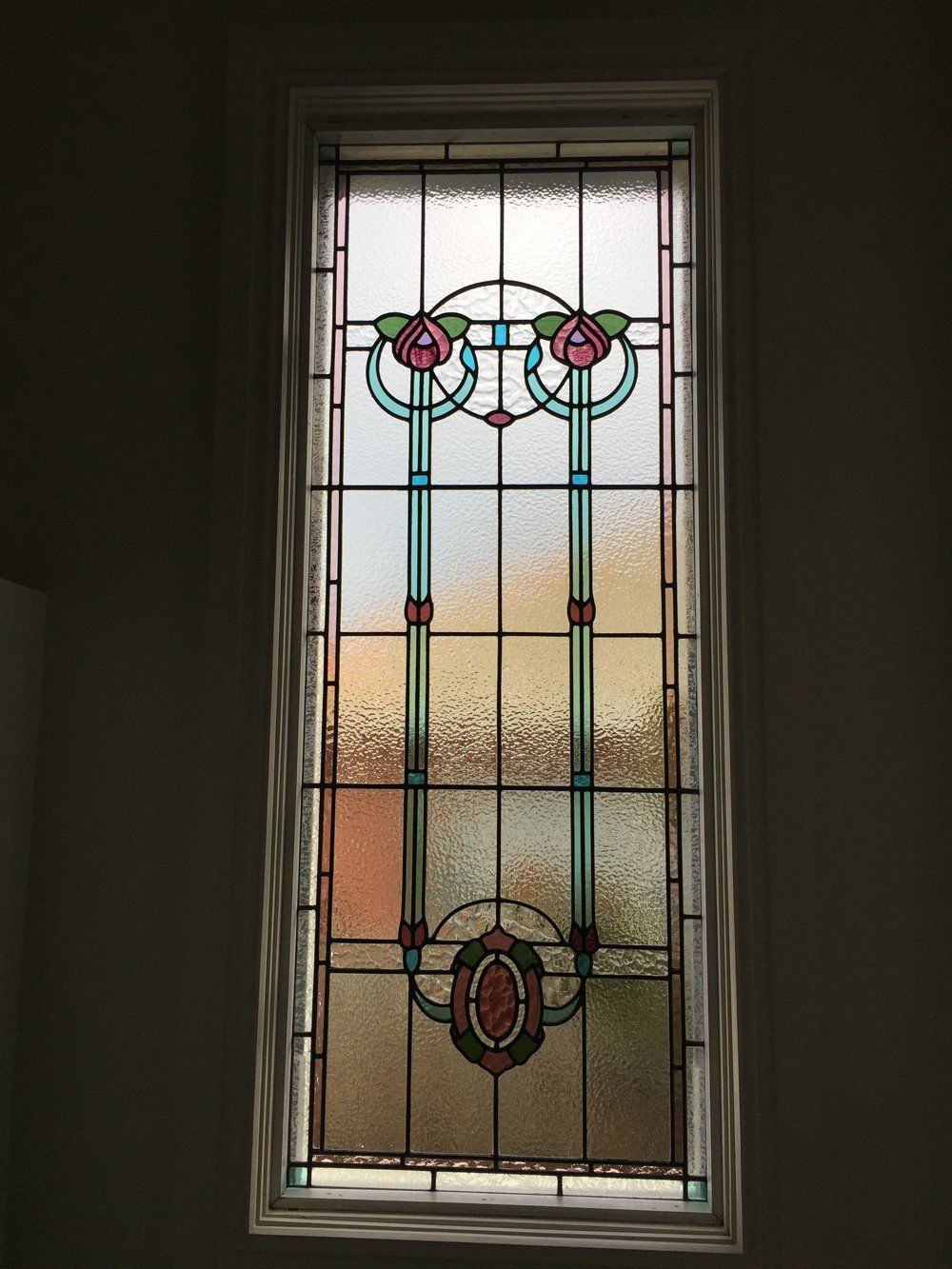 Vertical Leadlight Window — Hughesdale, VIC — Armadale Stained Glass