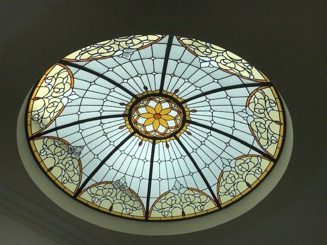 Elegant Skylight — Hughesdale, VIC — Armadale Stained Glass