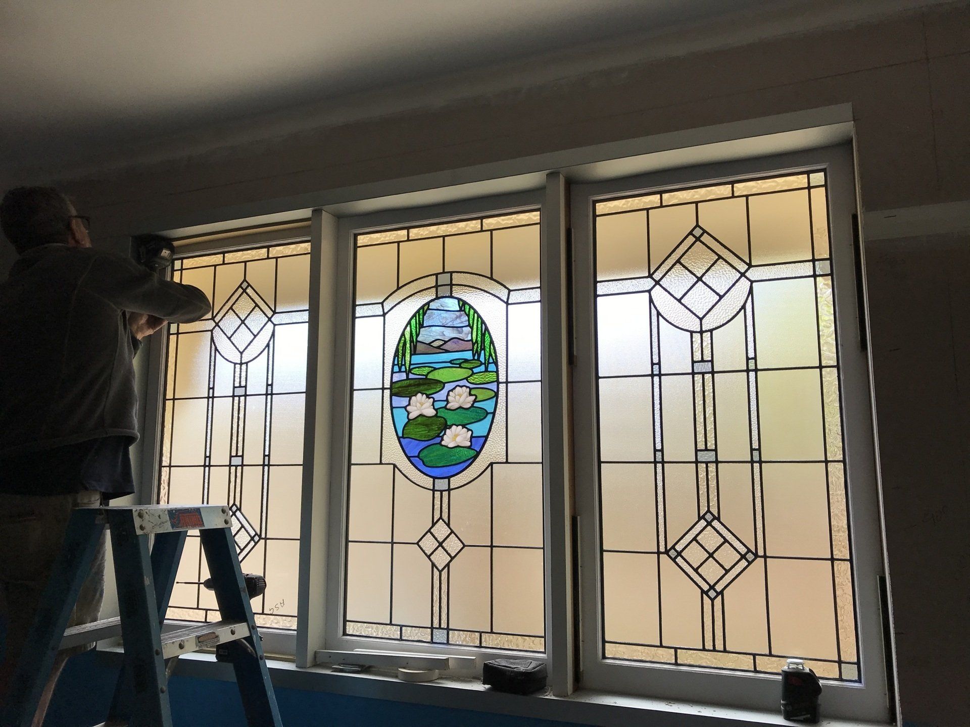 Leadlights Installation — Hughesdale, VIC — Armadale Stained Glass