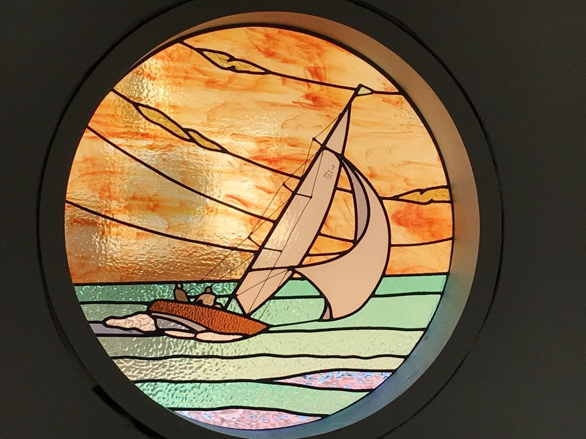Sailing on Sunset Stained Glass — Hughesdale, VIC — Armadale Stained Glass