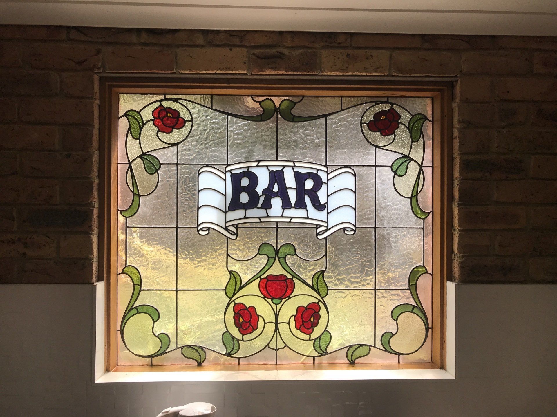 Edwardian Bar Design Leadlights — Hughesdale, VIC — Armadale Stained Glass