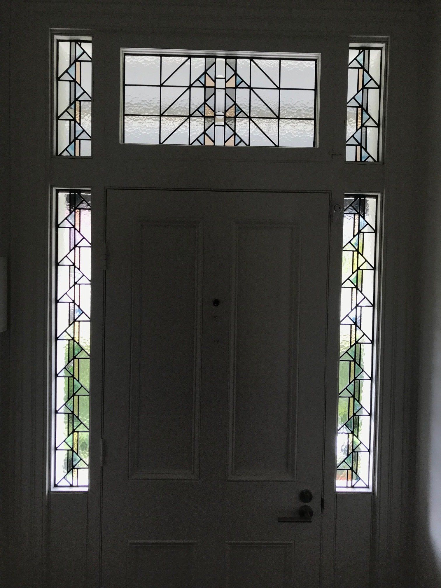 Triangle Leadlights — Hughesdale, VIC — Armadale Stained Glass