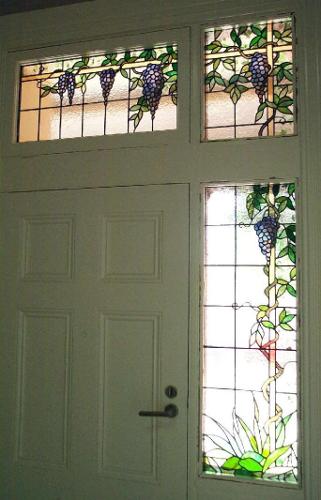 Grapes Design Leadlights — Hughesdale, VIC — Armadale Stained Glass