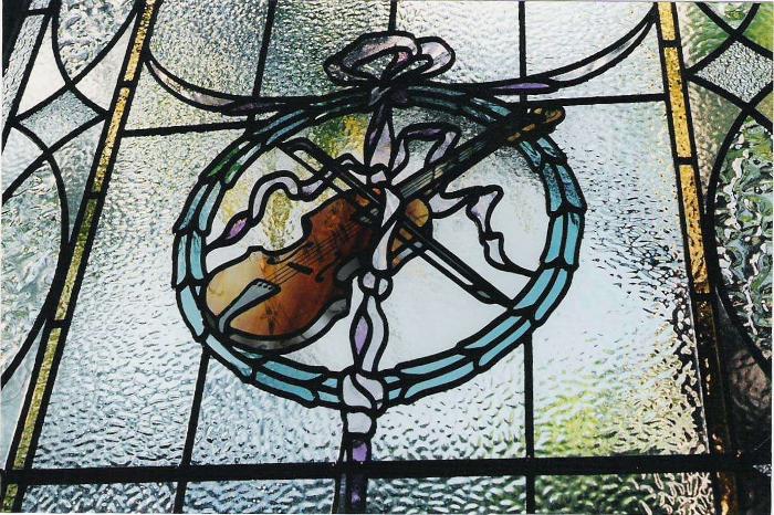 Custom Violin Design Stained Glass — Hughesdale, VIC — Armadale Stained Glass