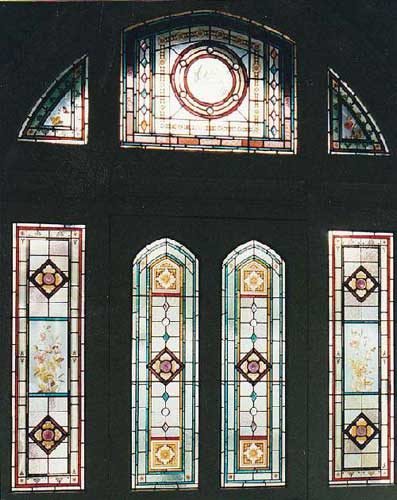 Huge Door Design Stained Glass — Hughesdale, VIC — Armadale Stained Glass