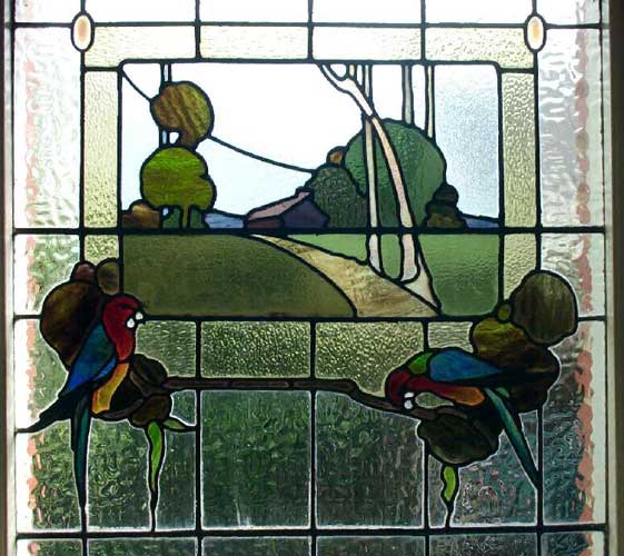 Parrot Design Leadlights — Hughesdale, VIC — Armadale Stained Glass