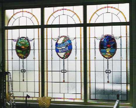 Art Deco Leadlights — Hughesdale, VIC — Armadale Stained Glass