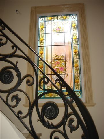 Victorian Staircase Leadlight — Hughesdale, VIC — Armadale Stained Glass