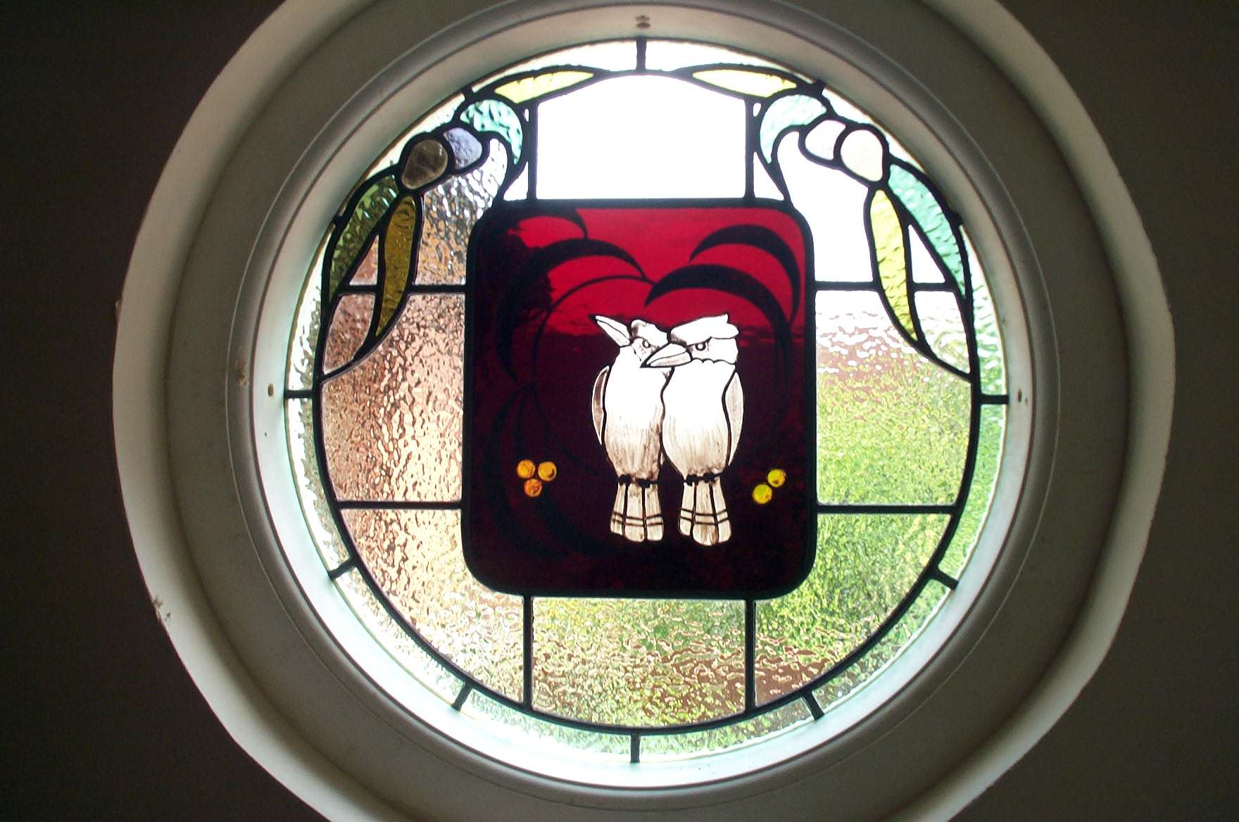 Edwardian Two Birds Style Leadlights — Hughesdale, VIC — Armadale Stained Glass