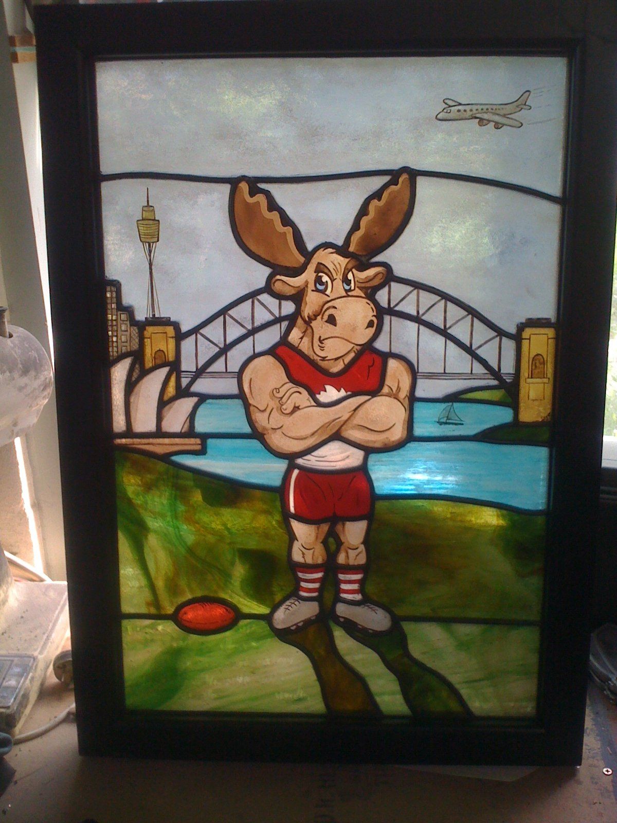 Moose Costume Stained Glass — Hughesdale, VIC — Armadale Stained Glass
