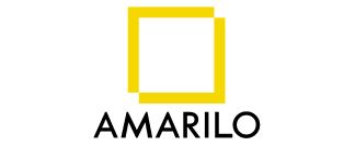 Un logo amarillo y negro para amarillo sobre un fondo blanco.
