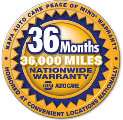 3 years/36 000 mile Napa Warranty | Volz Bros Automotive