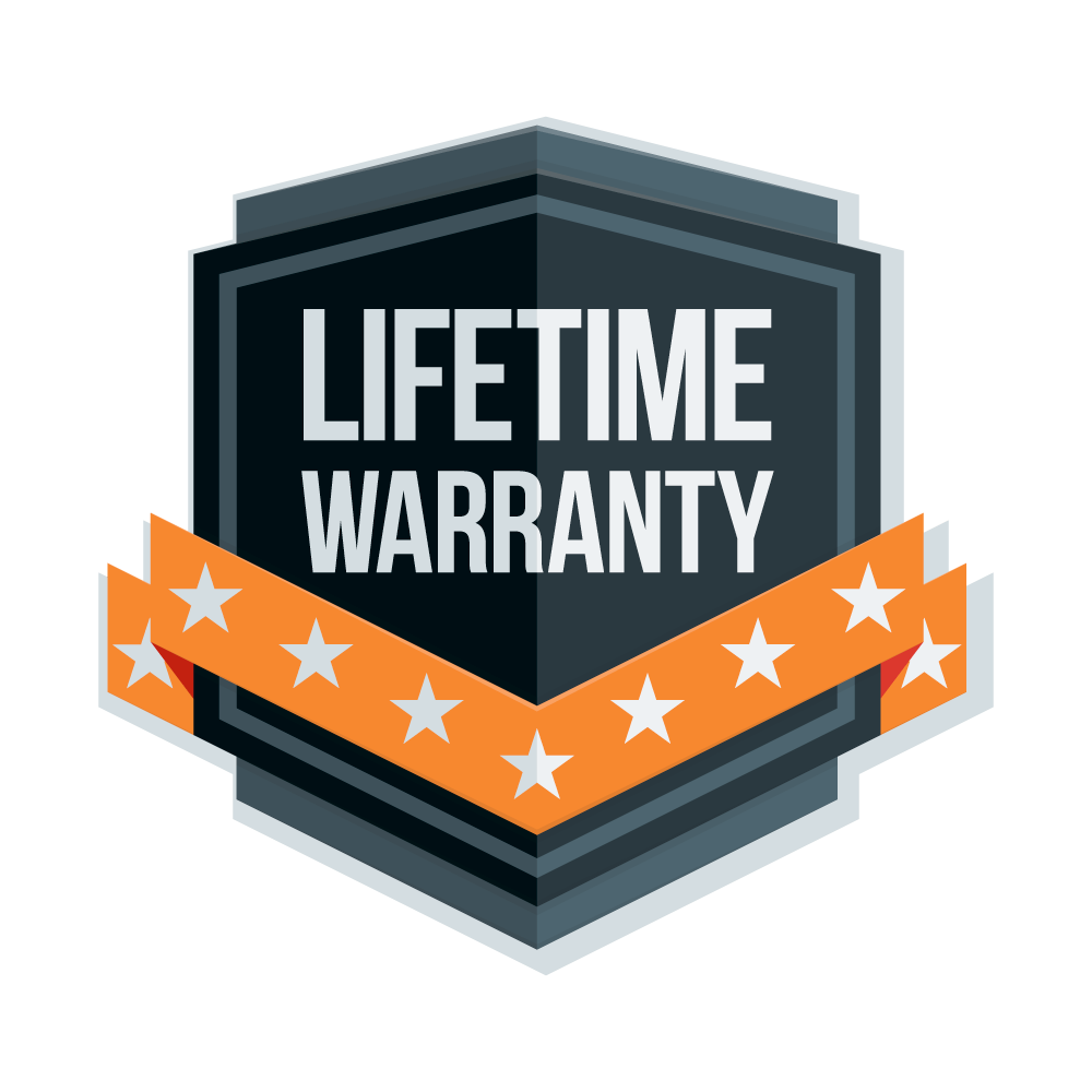 badge for lifetime warranty for customers in Stow, OH