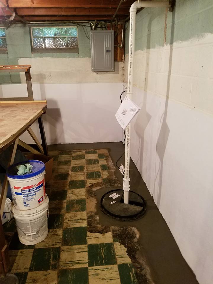 water in basement