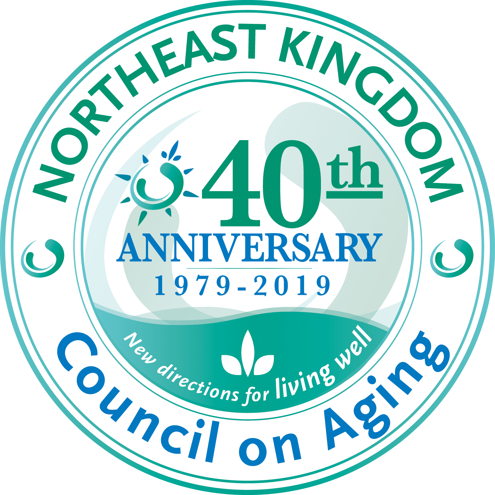 Northeast Kingdom Council on Aging 40th Anniversary Seal