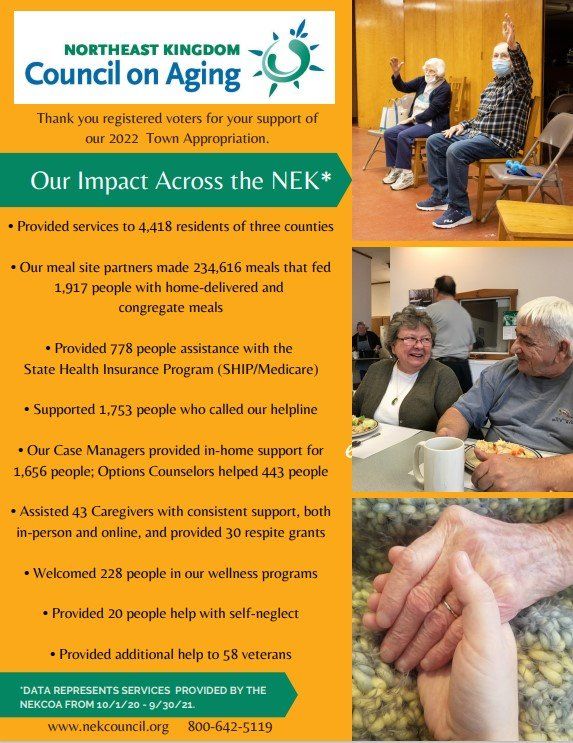 We Need Your Support NEK Registered Voters!