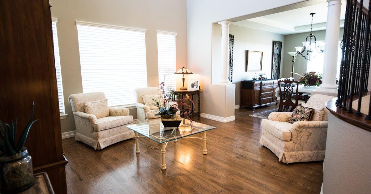 A living room filled with furniture and a coffee table.