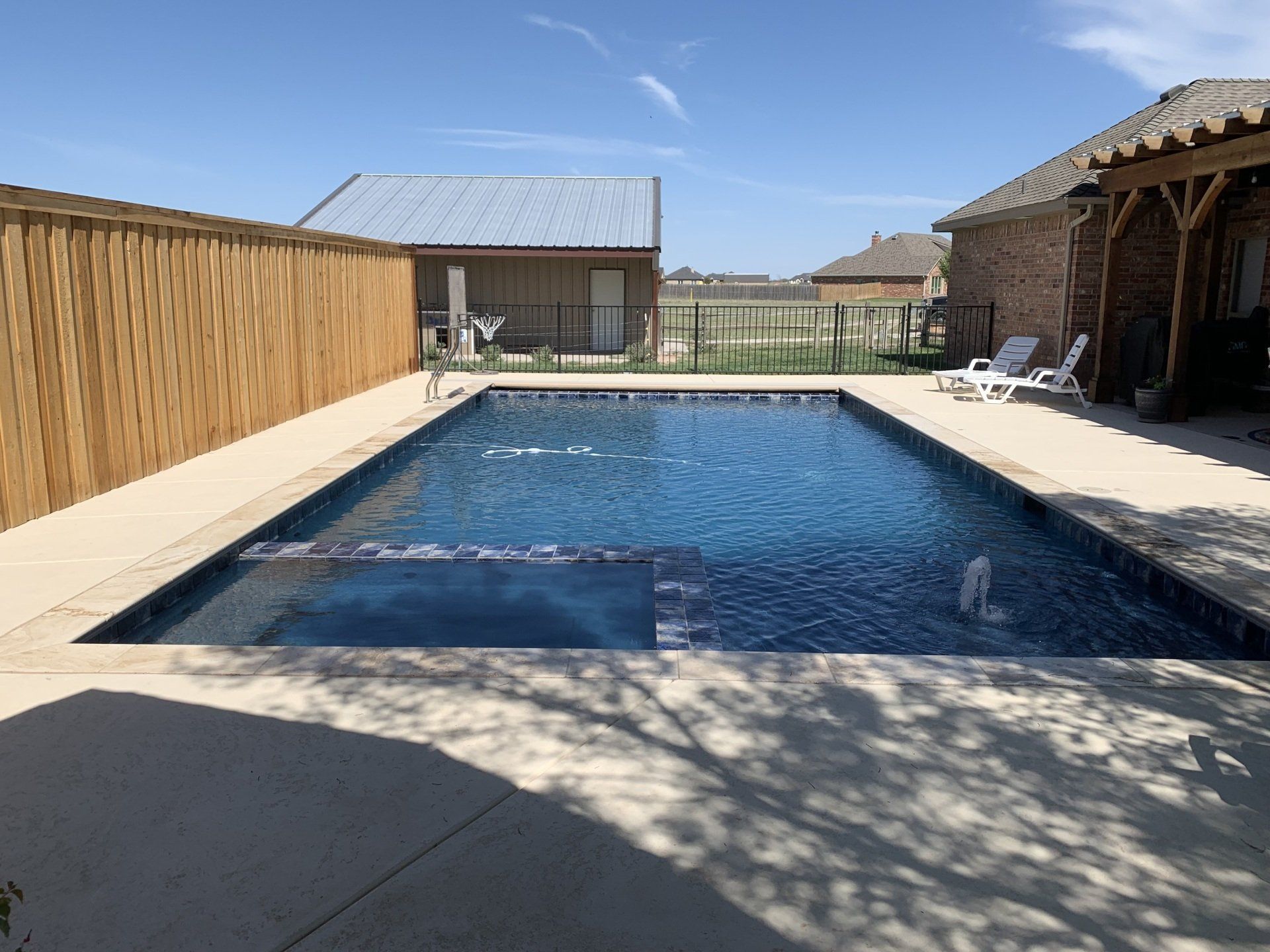 Residential Pool Installation Canyon, Lubbock, & Amarillo, TX Pools Out Back