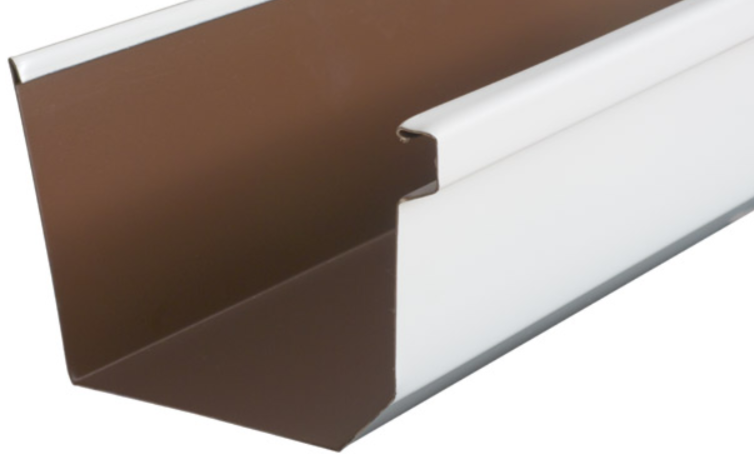 Picture of a white box gutter