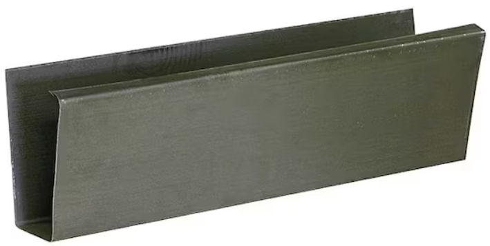Picture of steel fascia gutter.