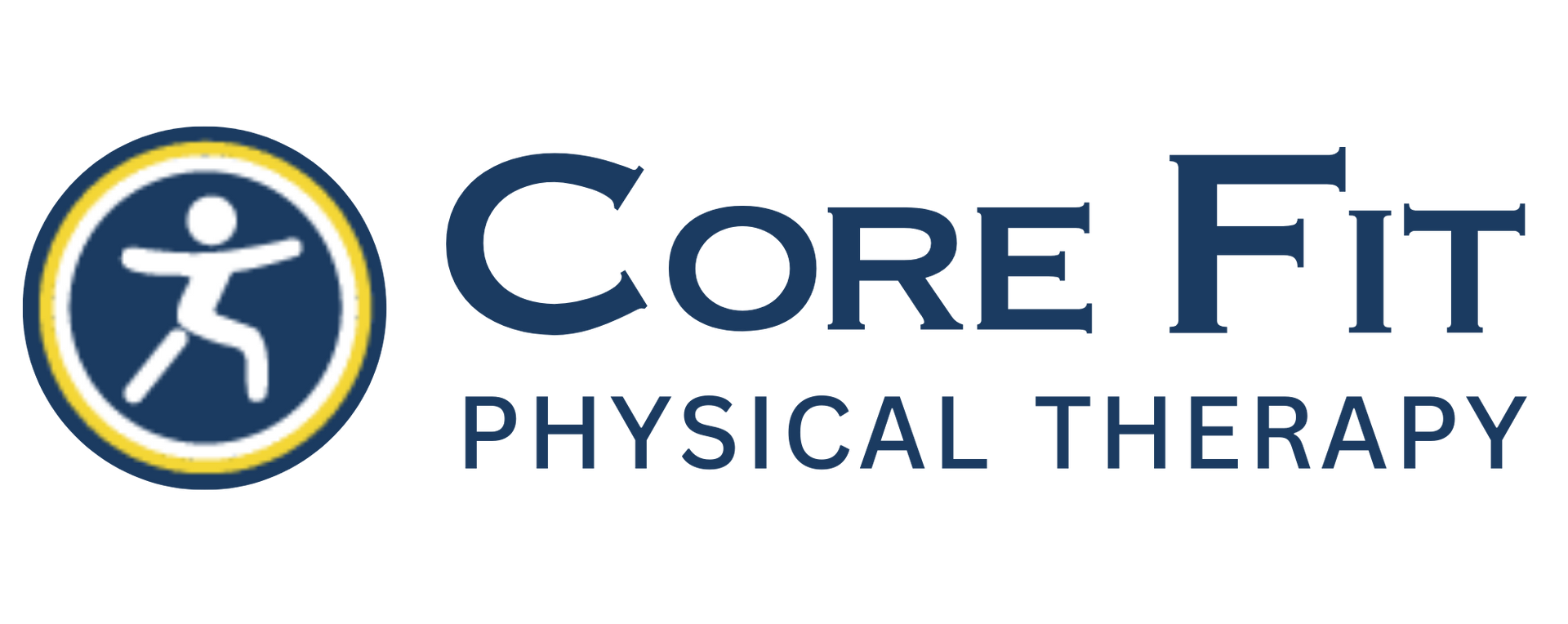 Core Fit Physical Therapy logo with a person icon in a circle.