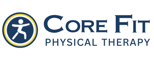 Core Fit Physical Therapy logo with a person icon in a circle.