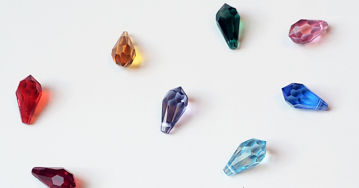 bunch of different colored birthstones