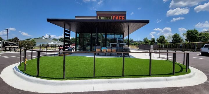 A building with the word india pace on it