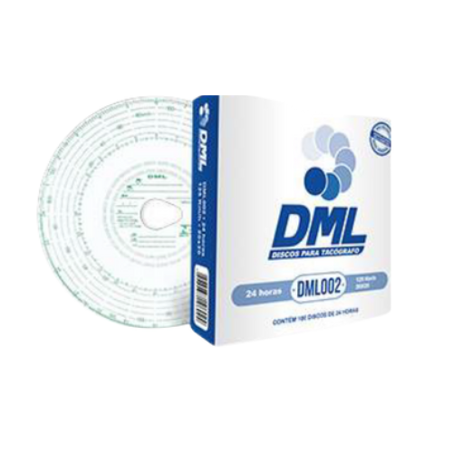 Uma caixa de papel dml ao lado de um cd