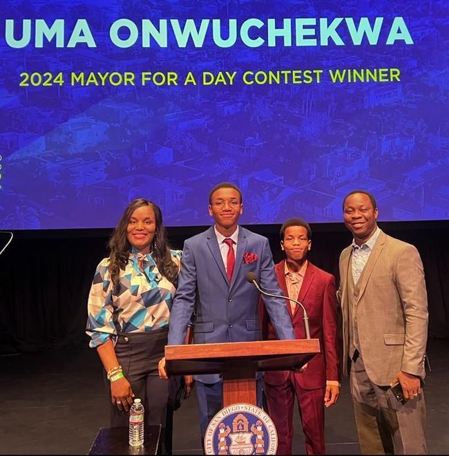 Uma onwuchekwa 2024 mayor for a day contest winner