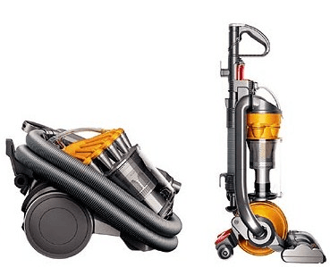 Two Dyson vacuum cleaners