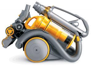 A compact Dyson vacuum cleaner