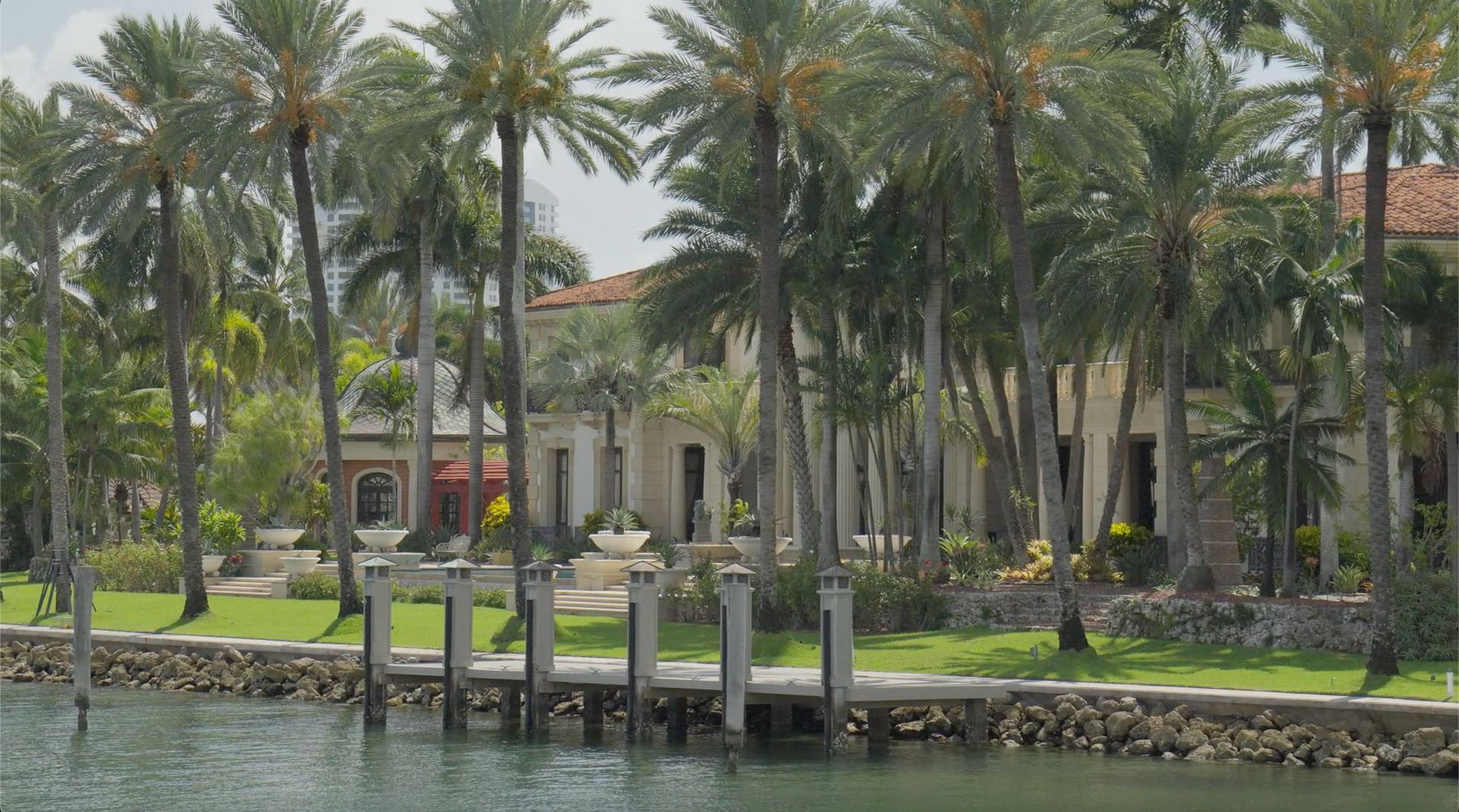 Viagra Mansion on the Miami Sightseeing Cruise seen on Star Island Miami