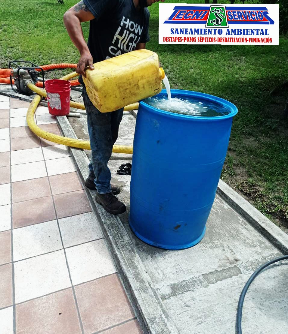 Limpieza de pozos sépticos