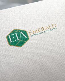 A close up of a worldwide insurance agency logo on a piece of paper.